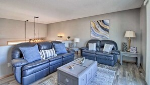 TV, fireplace, offices - Welcoming West Fargo Retreat w/ Backyard! (West Fargo)