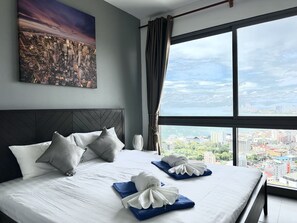 Leilighet – panorama | 1 soverom, wi-fi (inkludert) og sengetøy