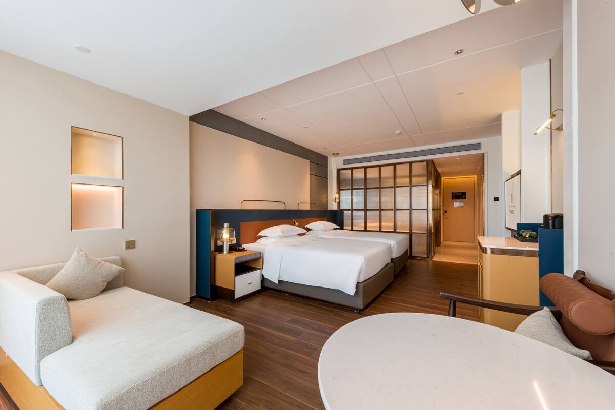 business double room | 1 bedroom, blackout curtains, free wifi, bed sheets