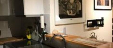 Kühlschrank, Mikrowelle, Ofen, Toaster