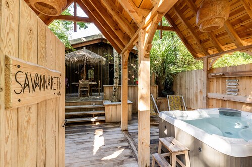 Chalet "Savannaketh" avec terrasses privées et Wi-Fi