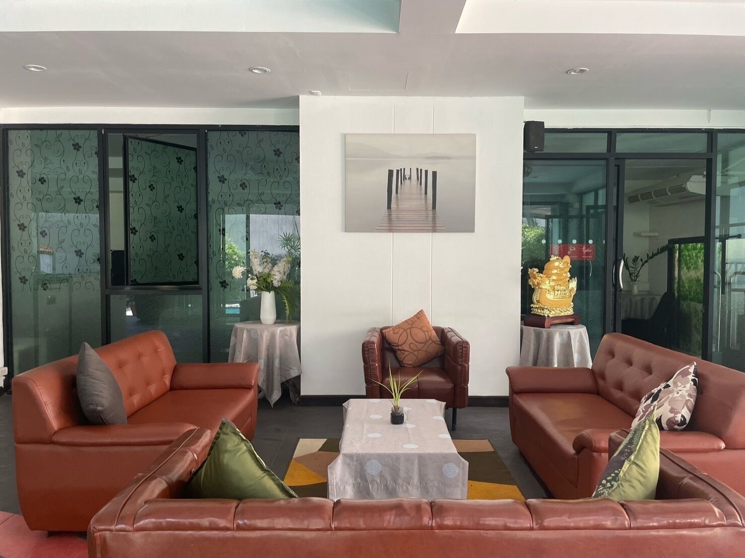 Lobby sitting area