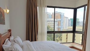 Executive Apartment, 2 Bedrooms, Accessible, Private Bathroom | 2 bedrooms, Egyptian cotton sheets, premium bedding, in-room safe - Myra Residences by Extended Stays 2 Bedrooms (Nairobi)