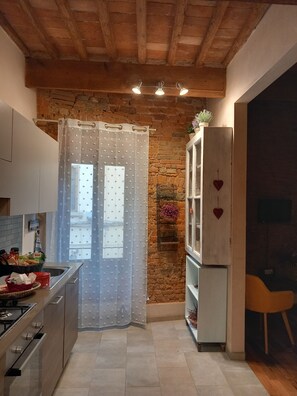 Leilighet, 1 soverom, byutsikt | Eget kjøkken