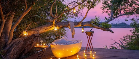 Luxury-Zelt | Komfortbadewanne