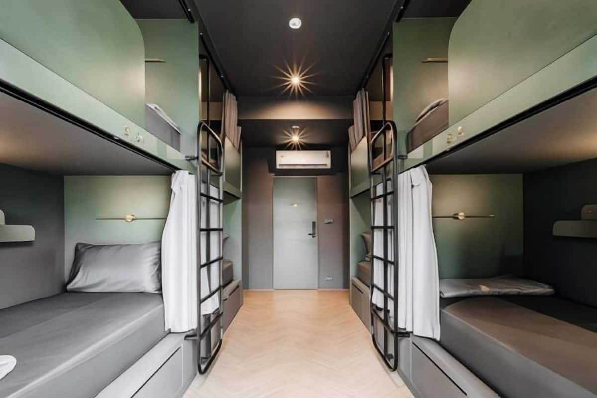 Premium bedding, individually furnished, blackout curtains, free WiFi
