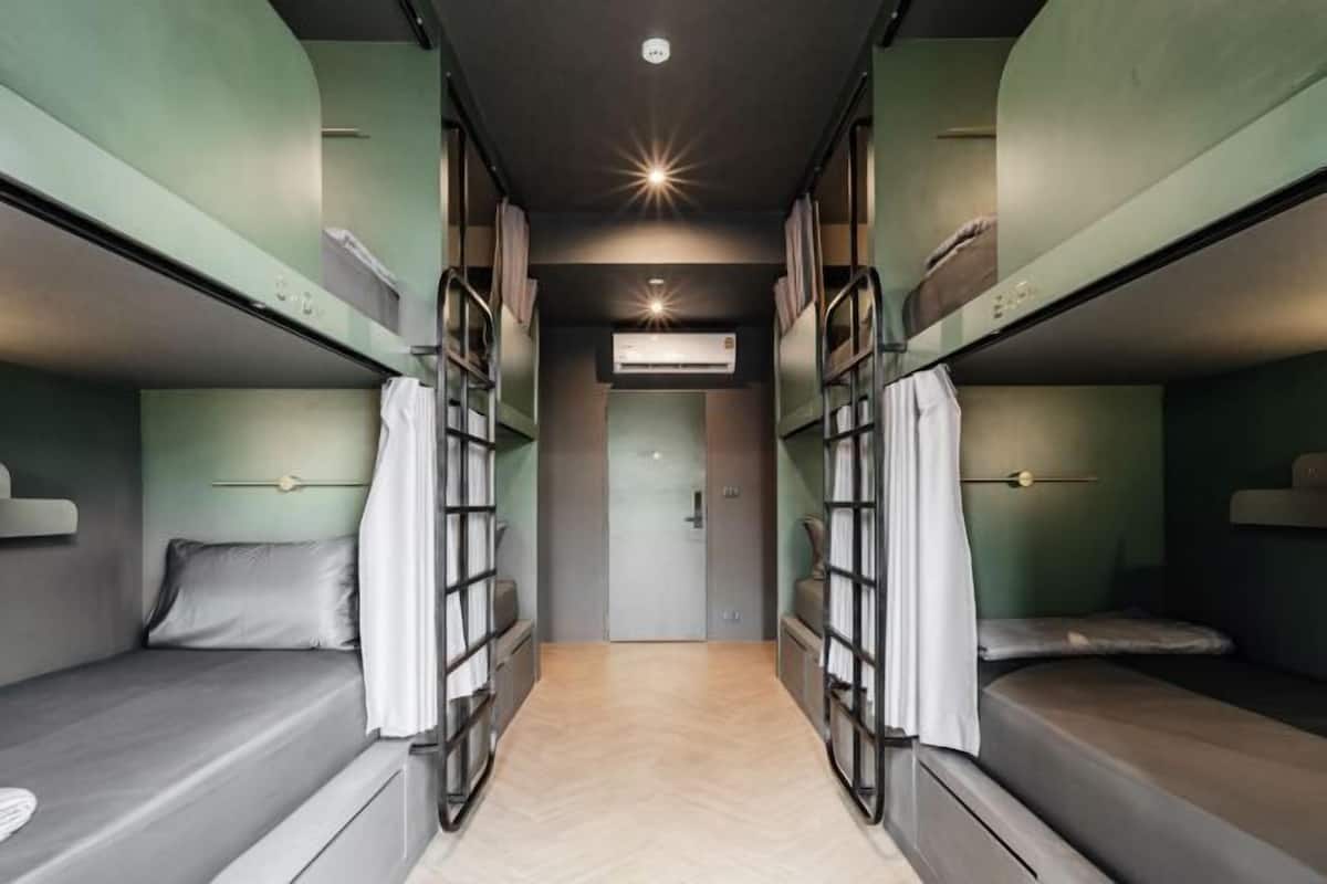 Premium bedding, individually furnished, blackout curtains, free WiFi
