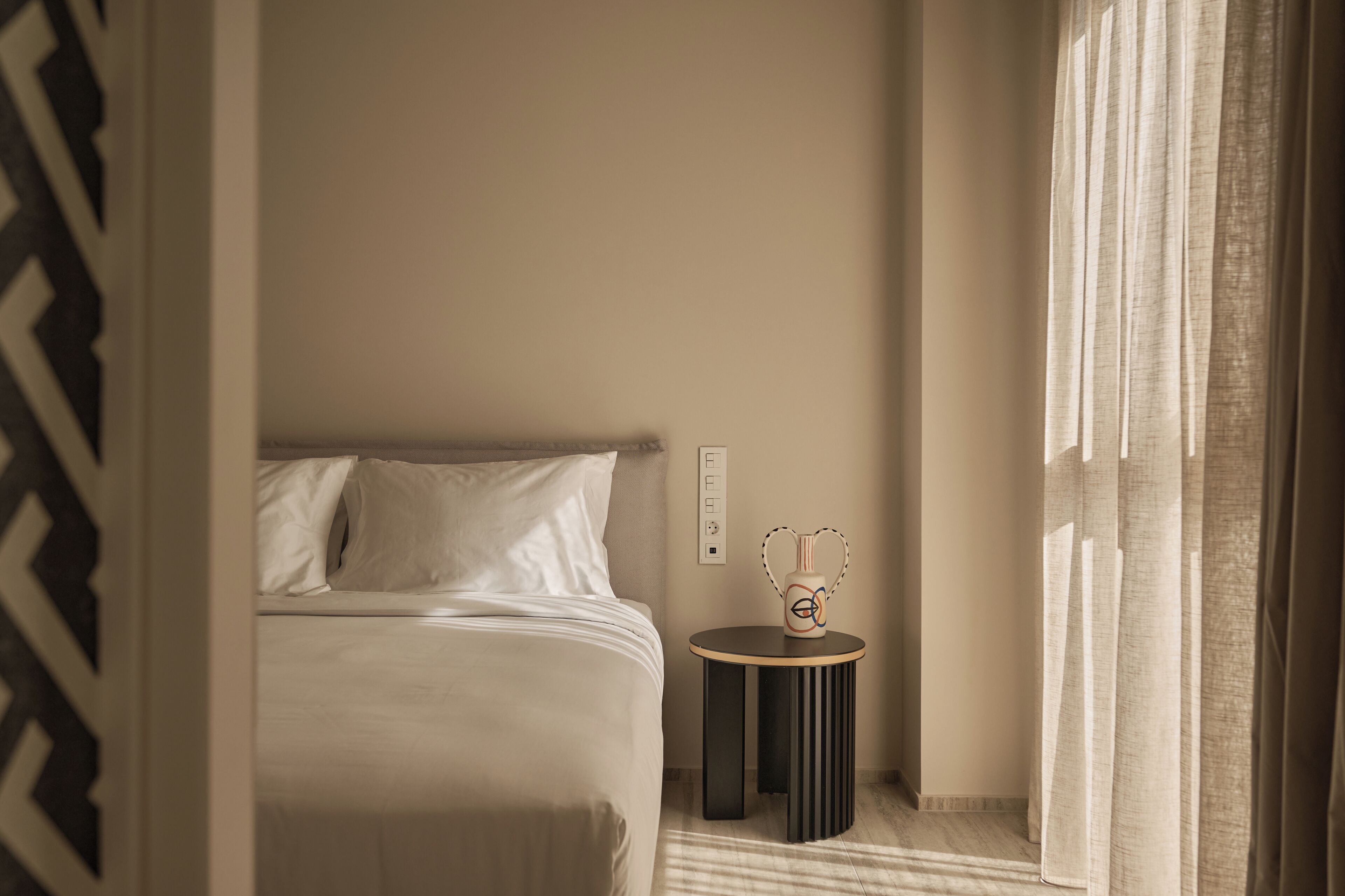 Allergitestet sengetøy, blendingsgardiner og lydisolert