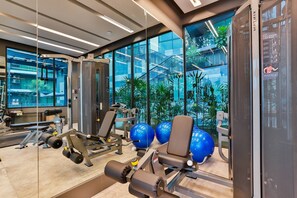 Apartment, 1 Bedroom, Accessible, Balcony | Fitness facility