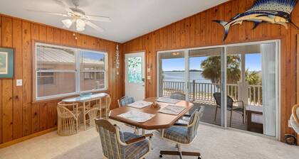 Gulf front island stilt house