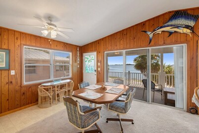 Gulf front island stilt house