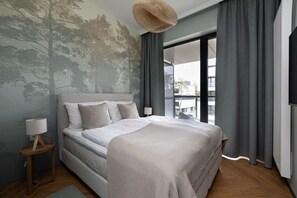 2 slaapkamers, een strijkplank/strijkijzer, gratis wifi, beddengoed