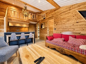 Interior - Modern chalet for 4 pers with parking and Wifi in Crest-Voland (Crest-Voland)