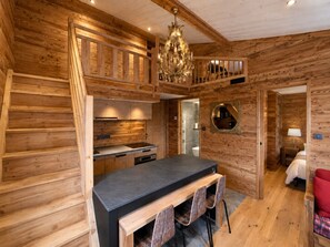 Interior - Modern chalet for 4 pers with parking and Wifi in Crest-Voland (Crest-Voland)