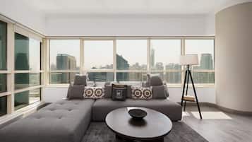 Departamento Deluxe, 2 habitaciones | Sala de estar