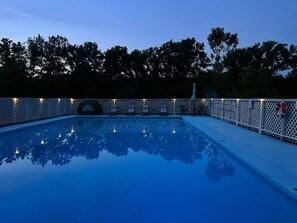 Pool - Heaven’s Oasis- Riverfront cabin with hot tub! (Luray)