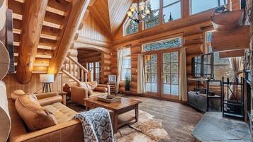 Télévision, cheminée