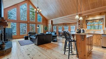 Télévision, cheminée