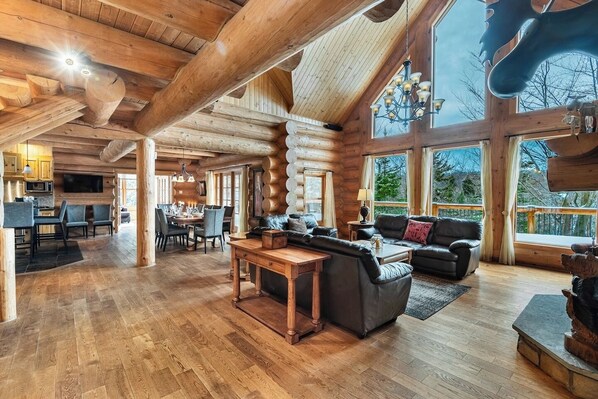 Télévision, cheminée