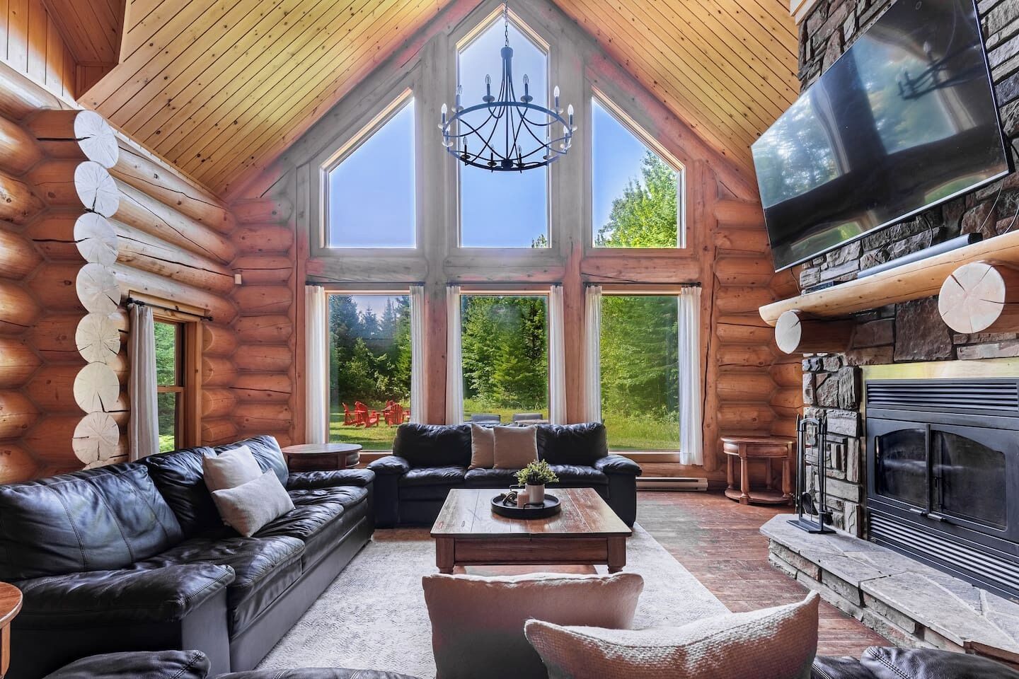 تلفزيون، مدفأة