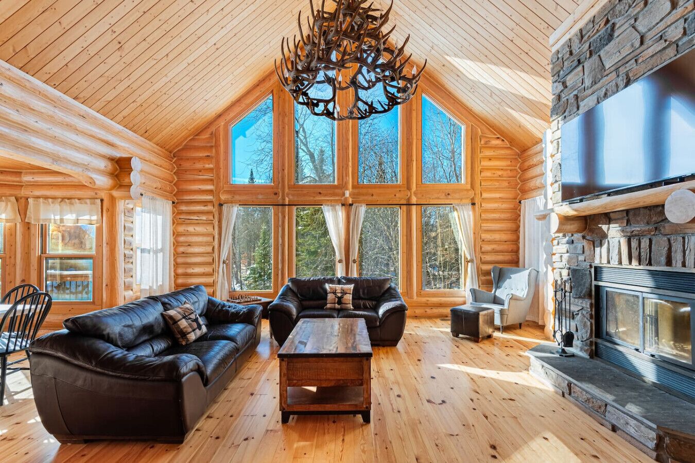 تلفزيون، مدفأة