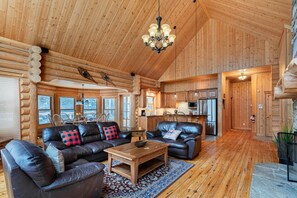 TV, fireplace - Fiddler Lake Resort - Deer 30 (Mille-Isles)