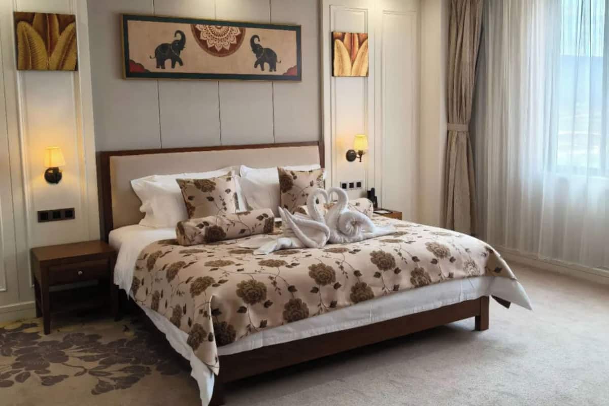 Suite Studio Présidentielle | Coffres-forts dans les chambres, décoration personnalisée