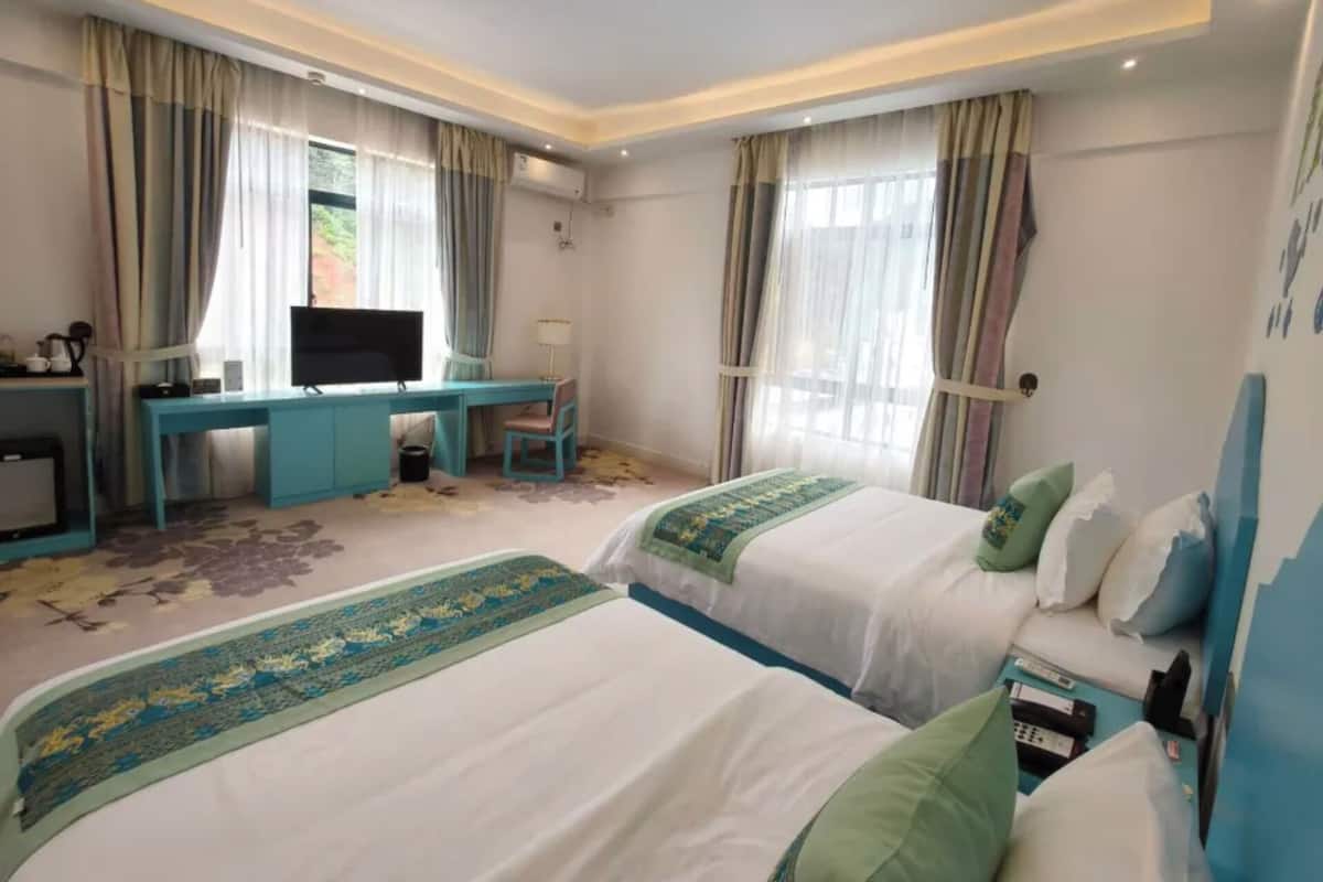 Chambre Exécutive avec lits jumeaux | Coffres-forts dans les chambres, décoration personnalisée