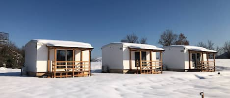 Bungalow, 1 camera da letto, piscina privata, vista montagna | Esterni