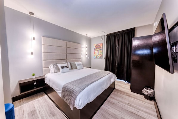 1 chambre, accès au Wi-Fi (inclus), literie fournie