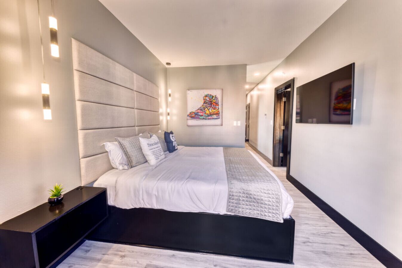 Wifi gratis y ropa de cama