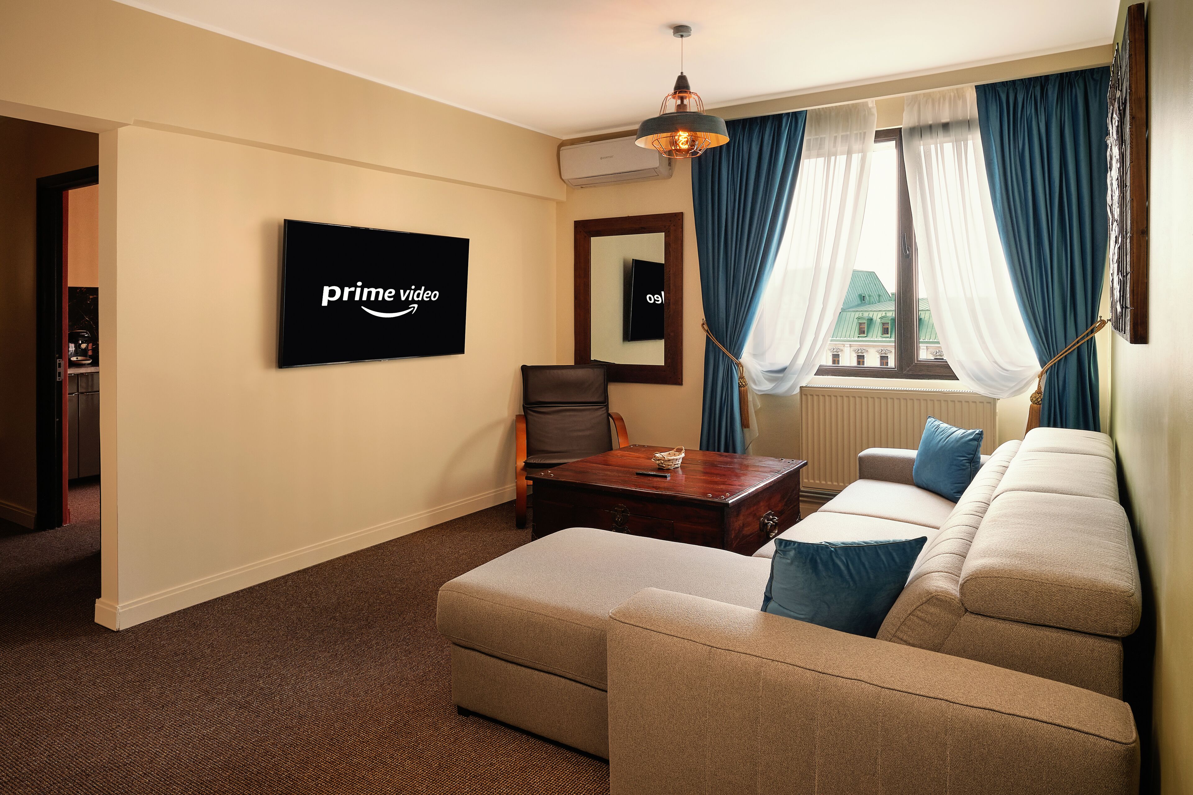 Apartment, 1 Bedroom | Living area | TV