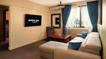 Apartment, 1 Bedroom | Living area | TV