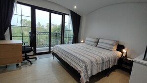Căn hộ, 1 phòng ngủ, phù hợp cho người khuyết tật, ban công
