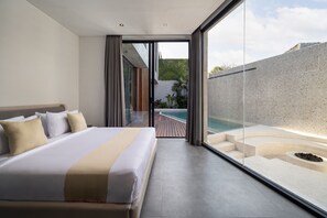 Three-bedroom Villa with Private Pool - Villa 4 | Premium bedding, in-room safe, free WiFi, bed sheets - Alex Villas Complex N2 (Canggu)