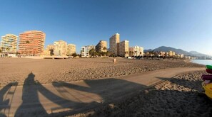 On the beach