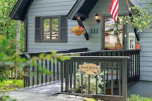 Exterior detail - NEW Renovated Family Friendly 4BR Mountain Retreat with Game Room, Hot Tub and Fire Pit, Sleeps 13 (Beech Mountain)