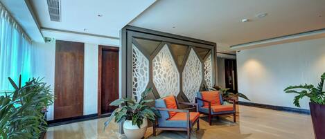 Deluxe dubbelrum | Vardagsrum | 48-tums LED-tv med digitalkanaler