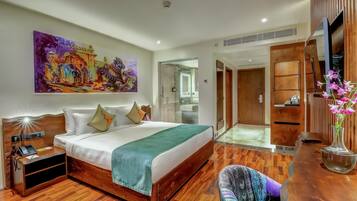 1 habitación, minibar, caja de seguridad en la habitación y escritorio