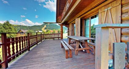 DOM Z WIDOKIEM / Wooden and cozy house for 13 in the middle of polish mountains!