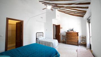 10 slaapkamers, een bureau, een strijkplank/strijkijzer, wifi