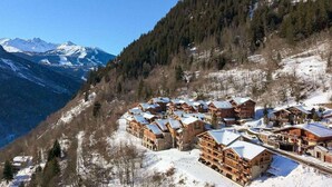 Exterior - 1st floor, fitness, swimming pool, sauna, hammam, terrace, parking, tv, 58m², Champagny-en-Vanoise (Champagny-en-Vanoise)