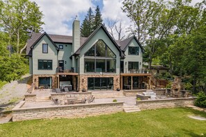 Exterior - Lakeside Luxury w/ Pool, Hot Tub & Views (McHenry)