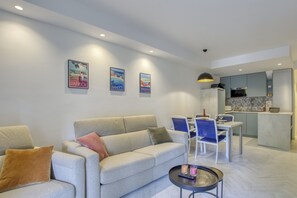 Living area - Appartement Le Joïa Entre Bandol et Sanary - rés Avec Piscine et Plage à Pieds (Sanary-sur-Mer)