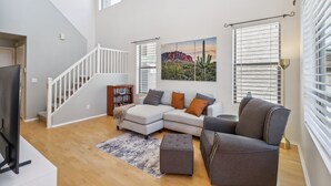 TV, books - Mountain-view Phoenix Hideaway w/ Patio & Swing! (Phoenix)