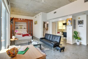 Interior - Trendy Downtown Miami Studio: Pools, Views + More! (Miami)