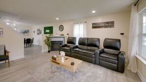 TV, fireplace, table tennis - Spacious Indianapolis Home w/ Fire Pit! (Indianapolis)