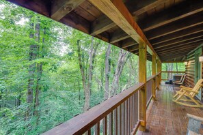 House (1 Bedroom) | Interior - Hot Tub + Pool Table: Secluded Seiverville Cabin (Sevierville)