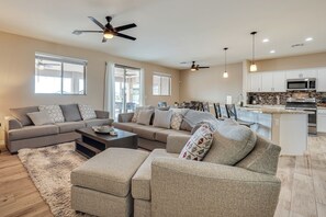 House (3 Bedrooms) | Front of property - Hot Tub & Foosball Table: Lake Havasu City Home (Lake Havasu City)