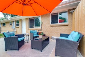 Terrace/patio - Bohemian Colorado Retreat w/ Patio & Fireplace! (Arvada)